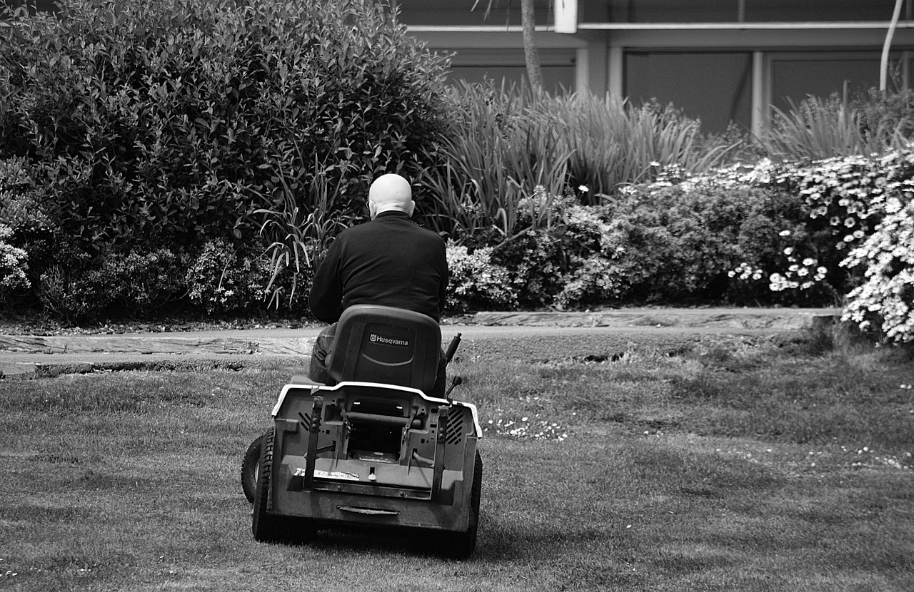 Lawn mowing in Redhills